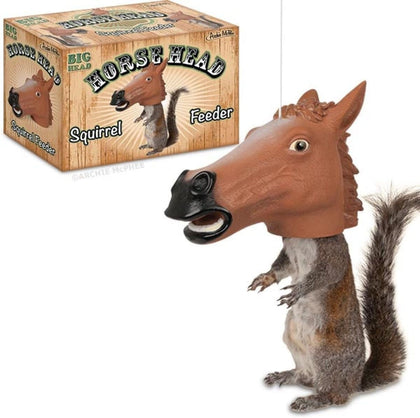 Horse Head Squirrel Feeder .#GG4346 43ETR98-Y673106