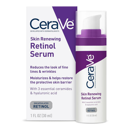 Retinol Serum for Face with Niacinamide & Hyaluronic Acid, 1 oz | Skin Care, Brightening Serum, Anti Aging, Smooths