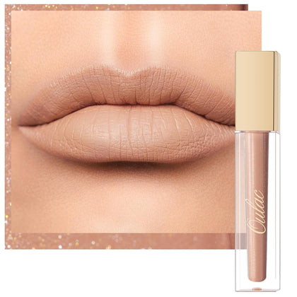 Matte Liquid Nude Lipstick for Women, Beige Brown High Impact Lip Color, Long Lasting Lipsticks, Waterproof, Creamy