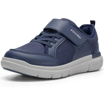 Wide Diabetic Walking Shoes for Men, Lightweight Non-Slip Breathable Casual Shoes for Swollen Feet for Standing All