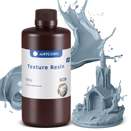 14K 3D Printer Resin, Superior Precision Texture Resin, Model Matte Finish, Lower-Odor, Upgraded Toughness 3D