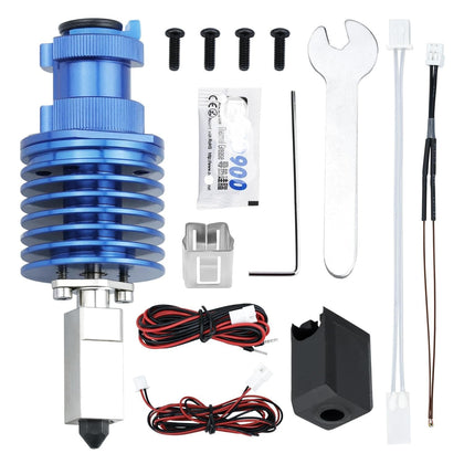 Upgraded High Speed Rapid Heat V6 Hotend 24V 48W Ceramic Heating Core Bimetal Heatbreak Hardened Steel Nozzle 0.4