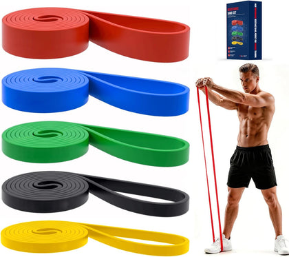 Pull Up Bands, Resistance Bands Set, Exercise Workout Bands for Men & Women, Ideal for Body Stretching, Physical