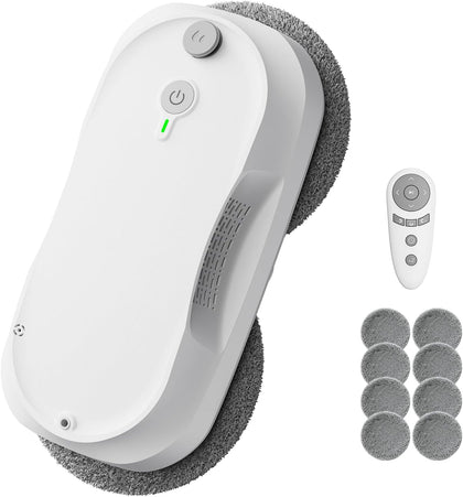 2026 Updated Window Cleaning Robot - Enhanced Battery, Max 6400Pa, Path Planning, Anti-Slipping, Edge Detection