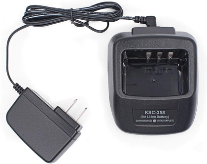 Replace KSC-35S Rapid Charger Compatible for Kenwood TK-3400 TK-2200LP TK-2300VP TK2400 TK-3200L TK-3302UK Radio