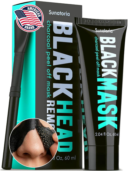 Original Black Peel Off Face Mask – Charcoal Pore Mask – Helps Remove Excess Oil & Lift Away Surface Impurities –