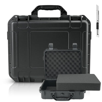 Hard Case with DIY Customizable Foam Insert 14.3 x 11.4 x 4.5 Inch