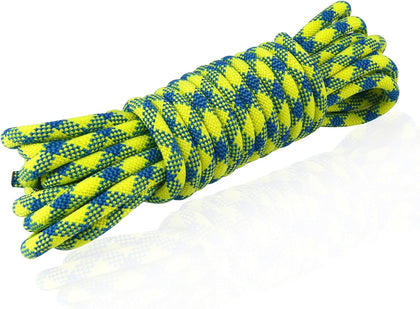 10.5mm(2/5in) Dynamic Rope,24KN(5231 lb) Robust Nylon Kernmantle,3 Sizes Multipurpose Rope for Outdoor Mountaineering