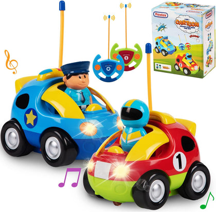 Remote Control Car for Toddlers (Police/Race Car)