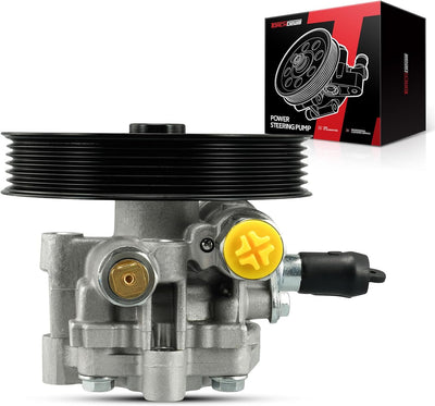 Torchbeam 21-336 Power Steering Pump with Pulley, for 2008-2010 Lancer DE/ES/GTS, 2009 Lancer SE, 2011-2015 Lancer 2.4L, 2008-2013 Outlander 2.4L, Replace# 21336, 4450A107