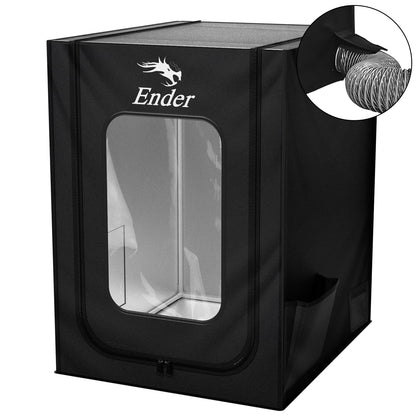 Official 3D Printer Enclosure with Fan Interface, 550 * 650 * 750mm Fireproof Dustproof Constant Temperature
