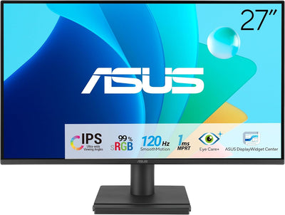 VA27EHF2 Eye Care Gaming Monitor – 27-inch, IPS, Full HD, 99% sRGB, Frameless, 120Hz, Adaptive-Sync, 1ms MPRT, HDMI