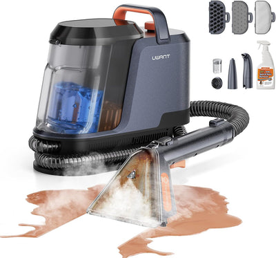 Carpet Cleaner Machine with Steam&Hot&Cold Water Models 18Kpa Powerful Suction Upholstery Cleaner Machine with Pet