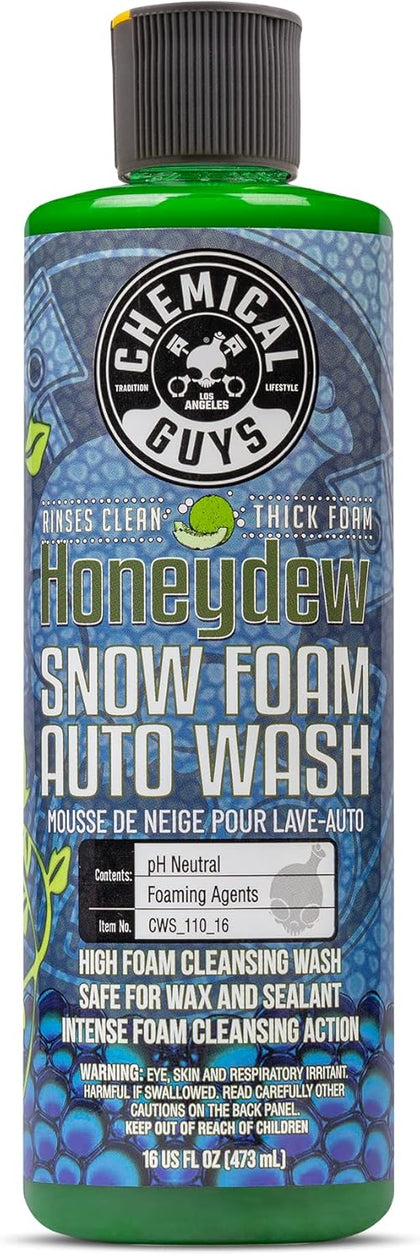 Honeydew Snow Foam Car Wash Soap for Foam Cannons, 16 oz | Works with foam cannons, foam guns or bucket washes, safe