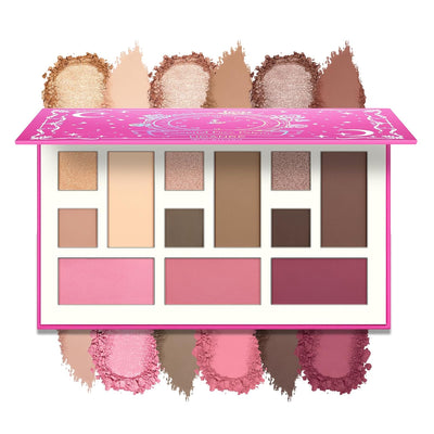UCANBE Essential Face Palette, Eyeshadow & Contour & Blush & Brightening