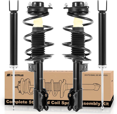 MOSTPLUS Front Complete Struts Shocks Spring Assembly Compatible for 2013-2019 Buick Encore Chevrolet Trax AWD 1.4L (Set of 2) #272935,272934