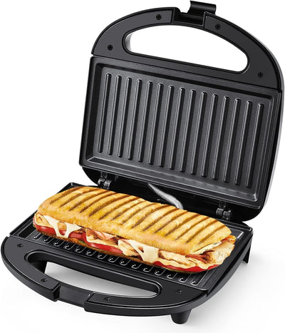 Panini Press Sandwich Maker, 2-Slice Sandwich Toaster Grill