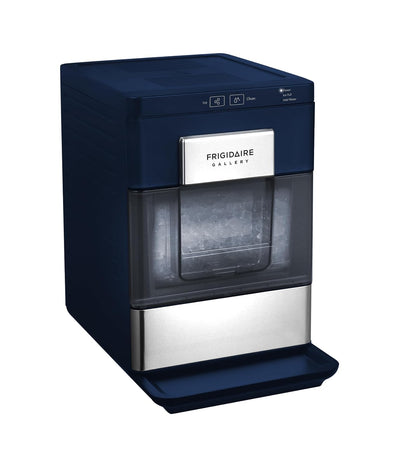 Gallery, 33 Lbs. Countertop Ice Maker, Nugget Shaped Ice, Stainless Steel Trim (Navy)