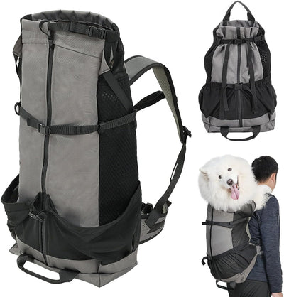 Big Dog Backpack Carrier 60Lbs, Extra Large Dog Backpack Carrier, Fully Adjustable Pet Carriers with Thick Padded