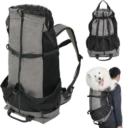 Big Dog Backpack Carrier 60Lbs, Extra Large Dog Backpack Carrier, Fully Adjustable Pet Carriers with Thick Padded