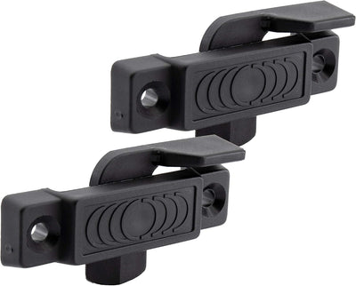 RV Window Replacement Latch | Rigid Plastic Sash Style Truck Cap Window Latch | 2.25" Mounting Hole Spacing |