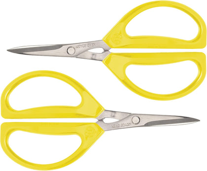 Original Unlimited Kitchen Scissors All Purpose Kitchen Shears With Comfortable Handles, Yellow, 2 Pack