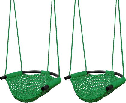 2 Pack Toddler Swing, Swing Seat for Kids with Heavy Duty Adjustable Ropes, Hand-Knitting Secure Children Swing Set