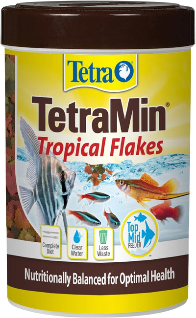 Min Tropical Flakes Fish Food, 3.53 oz
