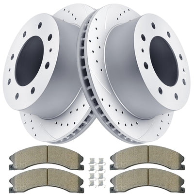 Rear Brake Kit for 2011-2019 Chevy Silverado 2500 HD 3500 HD