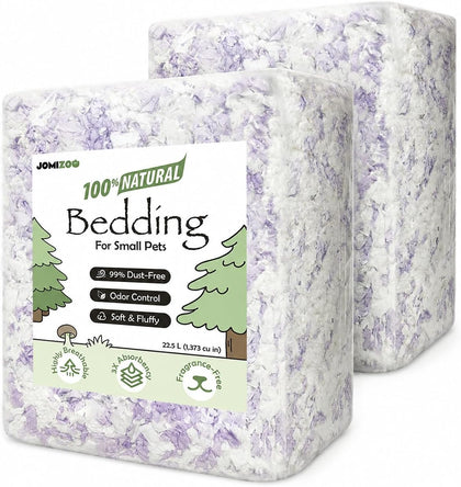 Hamster Bedding 45L, 99% Dust-Free, Soft, Odor Control, Purple