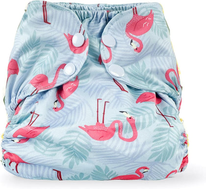 Waterproof Cloth Diaper Cover Reusable Swim Diaper - Adjustable Outer Shell Over an Absorbent Inner Layer to Prevent