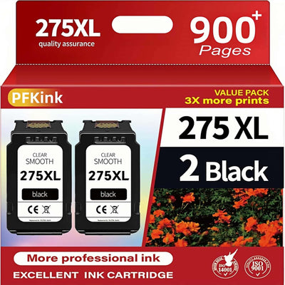 275XL Ink Cartridge Replacement for Canon Ink 275 275XL Black PG-275 PG-275XL Works for Canon PIXMA TR4720 TS3720