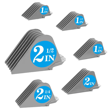 Clipper Guards Compatible with Wahl 10 12 14 16 18 20 Hair Clipper 6pcs | Hair Clipper Guards Extra Long Guides