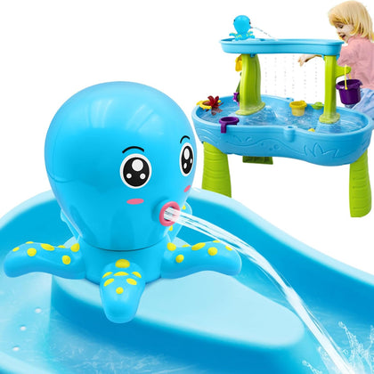 Water Table Pump, Octopus Battery Powered Water Pump for Water Table 3 Hours Non-Stop Fun Summer Outdoor Water Toys