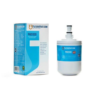 Filters Fast PH21220 Compatible Replacement for Everydrop EDR8D1, Refrigerator Carbon Filter Cartridge for Fridge Water Dispenser