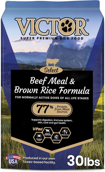 Select Gluten-Free Beef Meal & Brown Rice Dry Dog Food, 30 lb