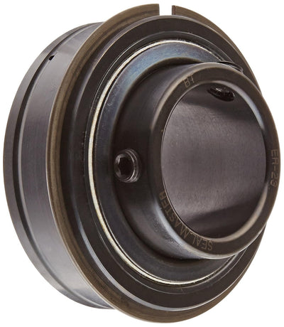 ER-23 Sealmaster ER-23 Cylindrical OD Bearing, Setscrew Locking Collar, Light Contact Felt Seals, 1-7/16" Bore, 72 mm OD, 1-11/16" Width
