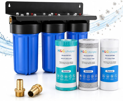Iron Filter for Well Water, 3 Stages Well Water Filtration