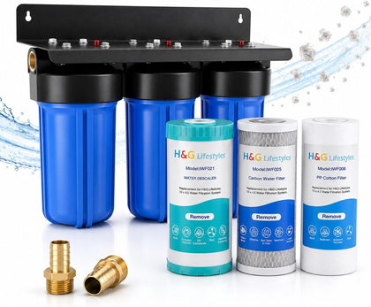 Iron Filter for Well Water, 3 Stages Well Water Filtration
