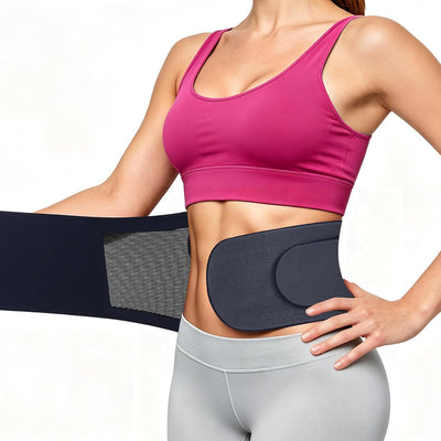 0.5mm Ultra Thin Back Brace for Women & Men, Breathable Mesh