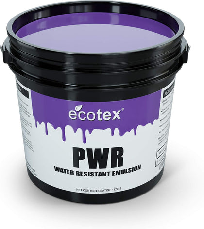 Ecotex PWR Screen Printing Emulsion - Plastisol & Water Based Ink, 1 Pt | Premixed And Pre-Sensitized, Water