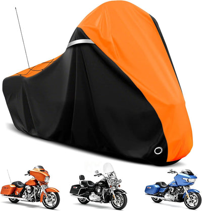 Motorcycle Cover 420D Waterproof Touring Side Box Cover