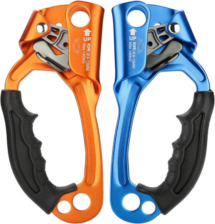 Climbing Hand Ascender for Rock Climbing Arborist (Right and Left) for 8~13 mm Rope