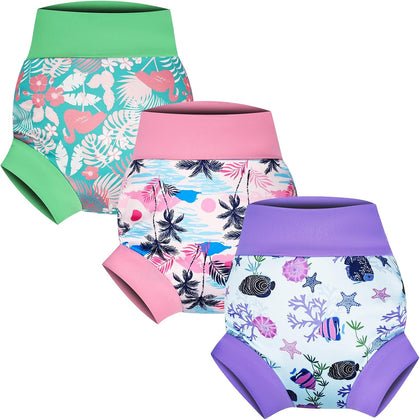 Swim Diapers Reusable Baby Waterproof Swimming Diapers 2T-5T
