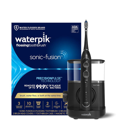 Sonic-Fusion 2.0 Professional Flossing Electric Toothbrush with Water Flosser Combo Two In One, For Daily Gum Care