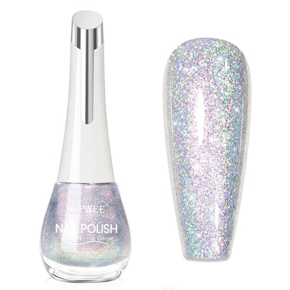 Glitter Holographic Nail Polish Quick Dry Shimmer Nail Polish