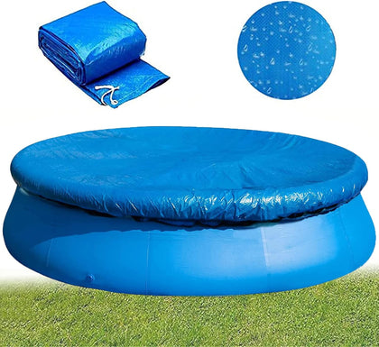 Solar Heating Round Pool Cover, Blue, 12 Ft