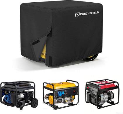Waterproof Universal Generator Cover 32 x 24 x 24 inch - for Most Generators 5000-10000 Watt, Black