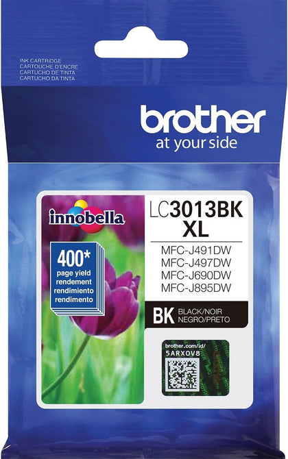 Printer High Yield Ink Cartridge Page Up to 400 Pages Black (LC3013BK), Standard