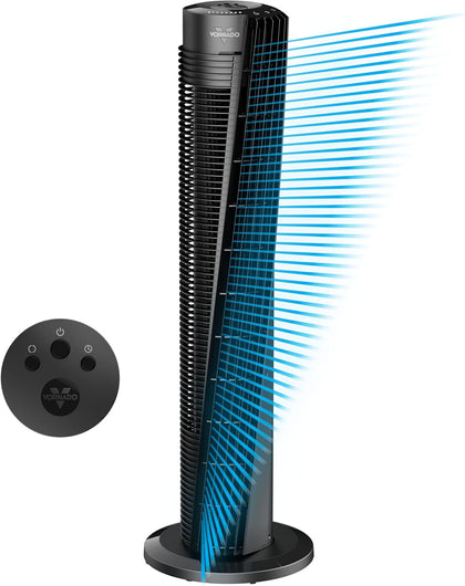 OSC84 41" Whole Room Oscillating Tower Fan, Remote Control, 70-Degree Oscillation, Quiet Operation, 4 Speed Settings
